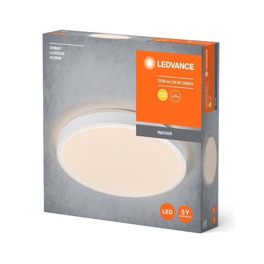 Ledvance - Plafoniera LED ORBIS LONDON LED/24W/230V bianco