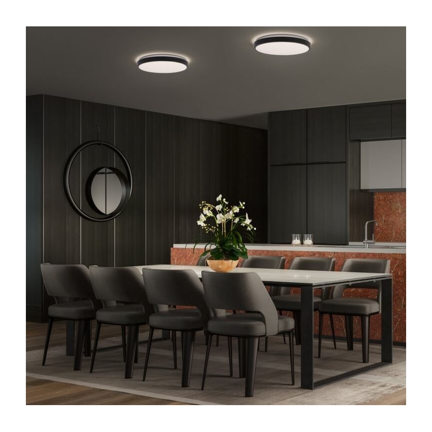 Ledvance - Plafoniera LED ORBIS LONDON LED/24W/230V nero