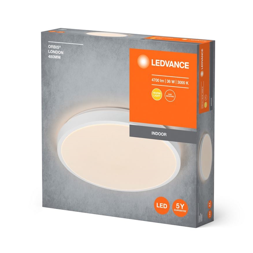 Ledvance - Plafoniera LED ORBIS LONDON LED/36W/230V bianco