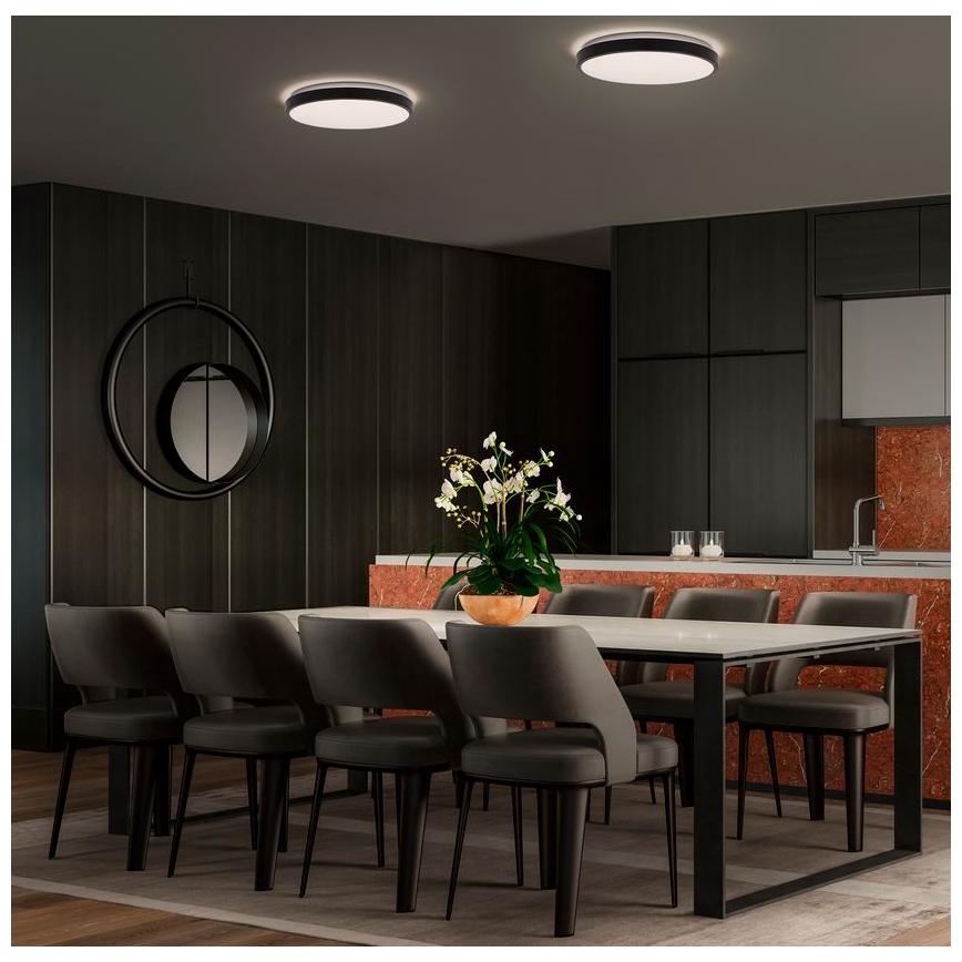 Ledvance - Plafoniera LED ORBIS LONDON LED/36W/230V nero