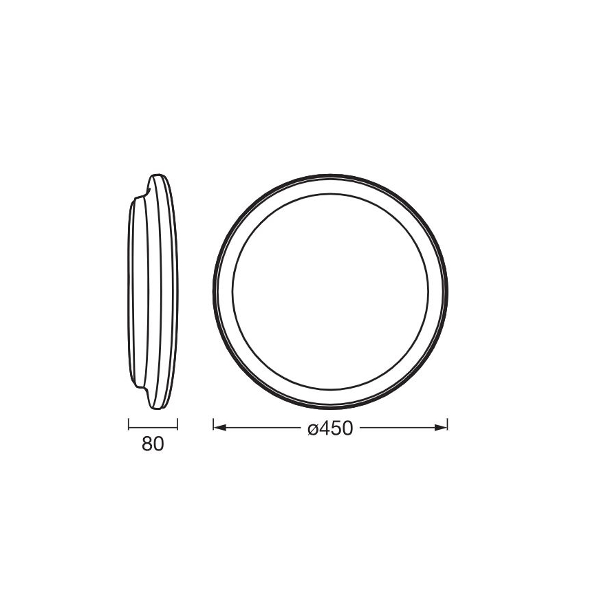 Ledvance - Plafoniera LED ORBIS PEDERSON LED/24W/230V diametro 45 cm bianco