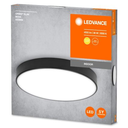 Ledvance - Plafoniera LED ORBIS SLIM LED/36W/230V nero