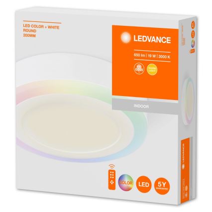 Ledvance - Plafoniera LED RGB dimmerabile LED/19W/230V + T