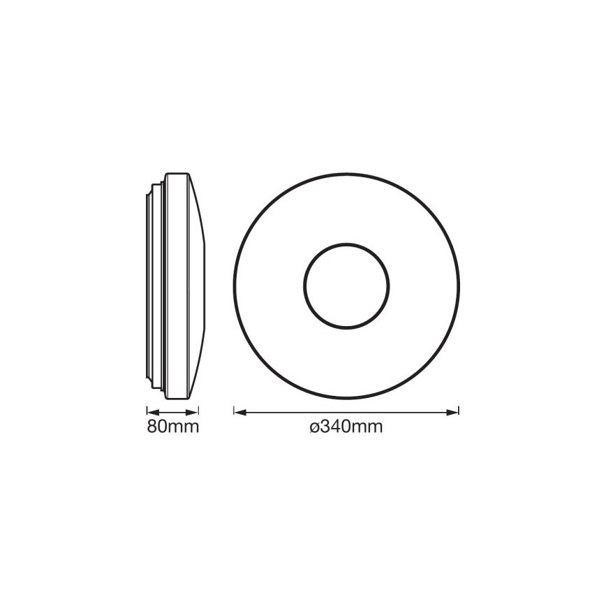 Ledvance - Plafoniera LED RGB dimmerabile SMART+ KITE LED/18W/230V Wi-Fi