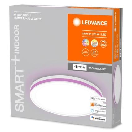 Ledvance - Plafoniera LED RGBW dimmerabile  SMART+ CIRCLE LED/28W/230V 3000-6500K Wi-Fi