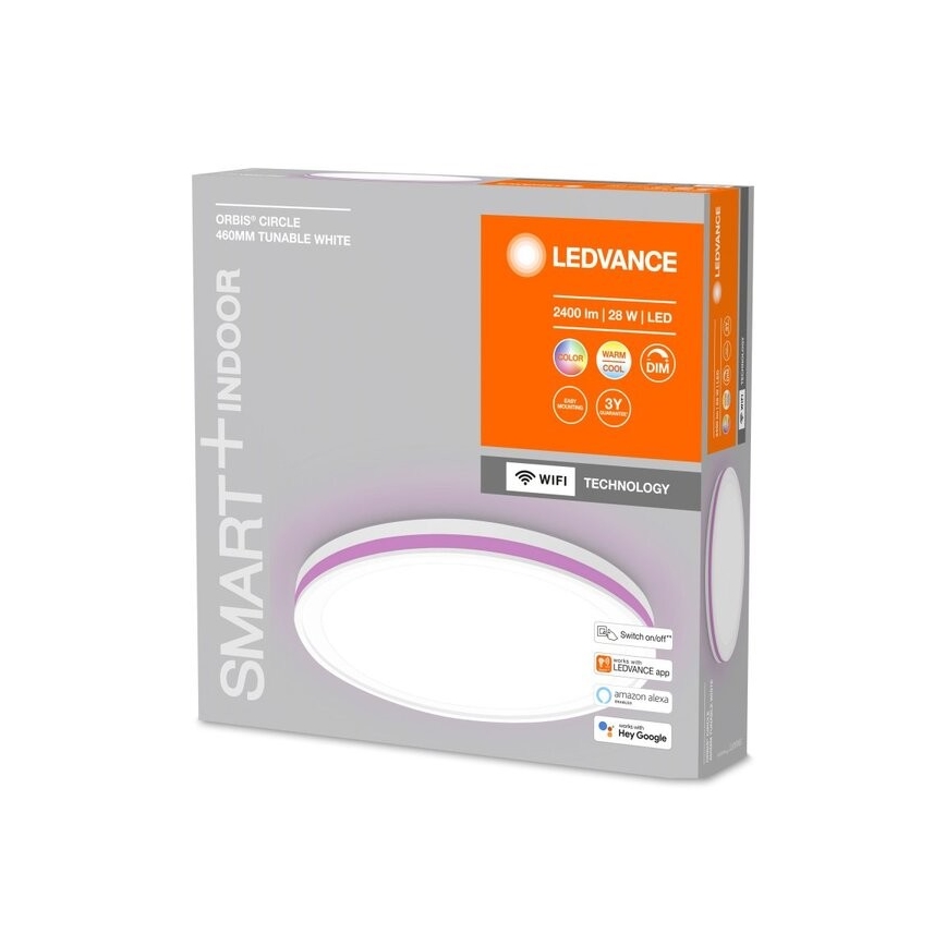 Ledvance - Plafoniera LED RGBW dimmerabile  SMART+ CIRCLE LED/28W/230V 3000-6500K Wi-Fi