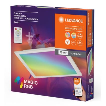 Ledvance - Plafoniera LED RGBW dimmerabile SMART+ MAGIC LED/24W/230V 2700-6500K Wi-Fi + telecomando