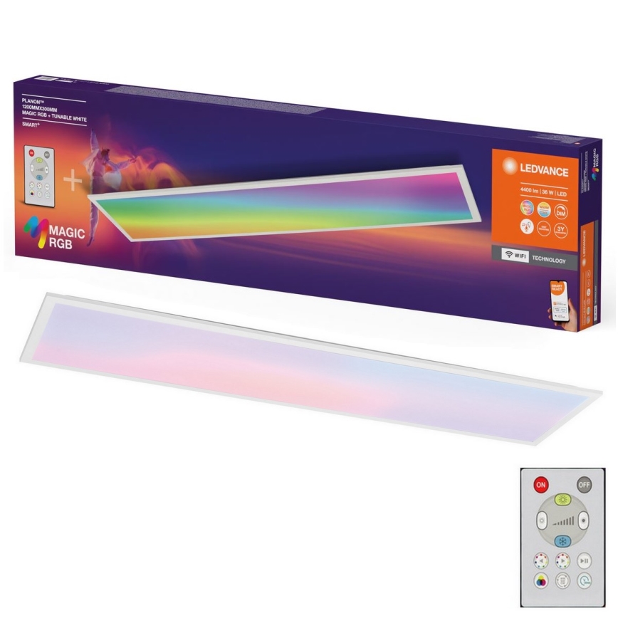 Ledvance - Plafoniera LED RGBW dimmerabile SMART+ MAGIC LED/36W/230V 2700-6500K Wi-Fi + telecomando