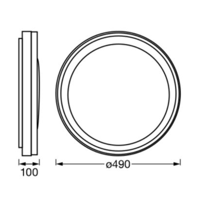 Ledvance - Plafoniera LED RGBW dimmerabile SMART+ MAGIC LED/38W/230V 2700-6500K Wi-Fi