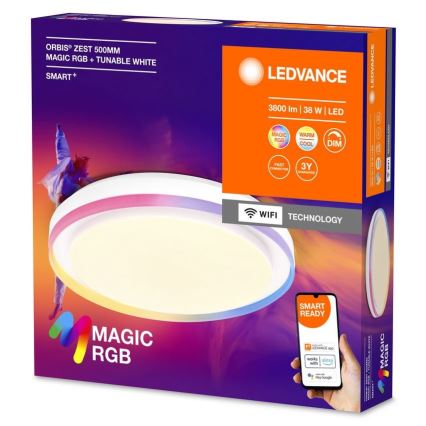 Ledvance - Plafoniera LED RGBW dimmerabile SMART+ MAGIC LED/38W/230V  2700-6500K Wi-Fi