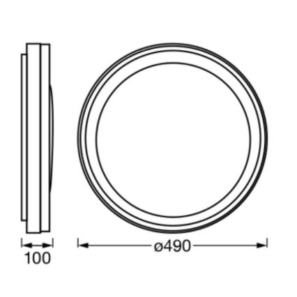 Ledvance - Plafoniera LED RGBW dimmerabile SMART+ MAGIC LED/38W/230V  2700-6500K Wi-Fi