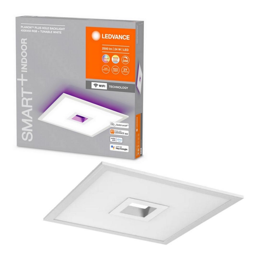 Ledvance - Plafoniera LED RGBW dimmerabile SMART+ PLANON LED/24W/230V 2700-6500K Wi-Fi