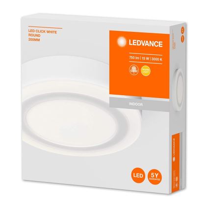 Ledvance - Plafoniera LED ROUND LED/15W/230V d. 20 cm