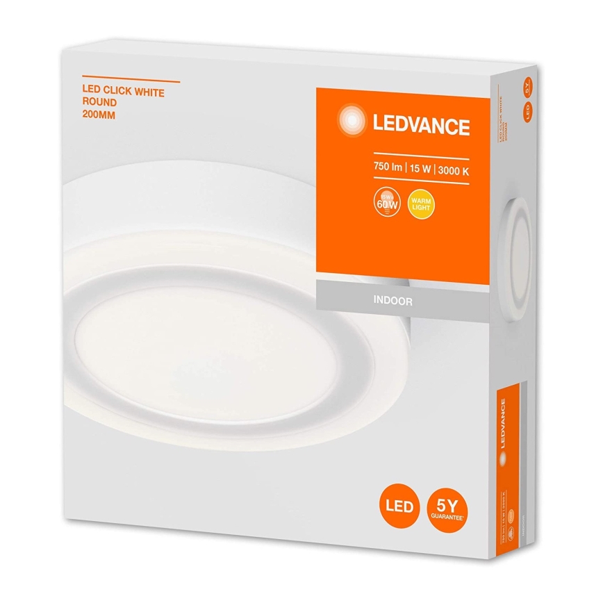 Ledvance - Plafoniera LED ROUND LED/15W/230V d. 20 cm