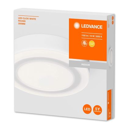 Ledvance - Plafoniera LED ROUND LED/18W/230V d. 30 cm