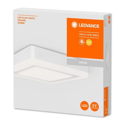 Ledvance - Plafoniera LED SQUARE LED/18W/230V