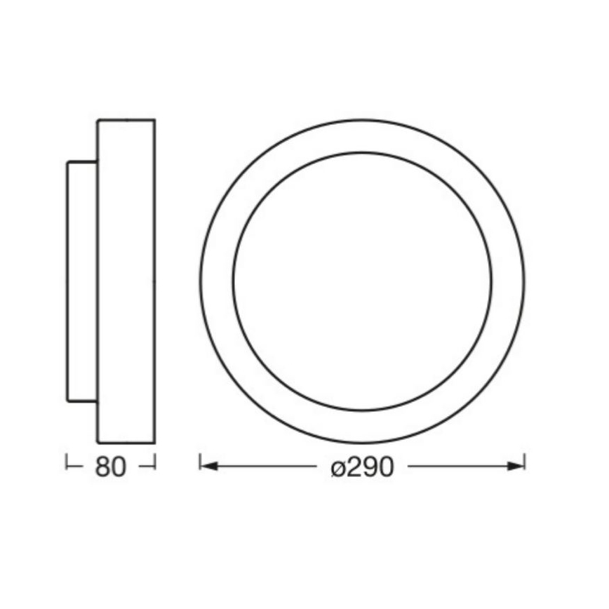 Ledvance - Plafoniera ORBIS MADRID 2xE27/10W/230V cromo opaco