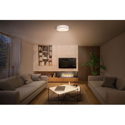 Ledvance - Plafoniera ORBIS PARIGI 1xE27/25W/230V bianco