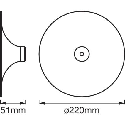 Ledvance - Plafoniera SMART+ TIBEA 1xE27/60W/230V