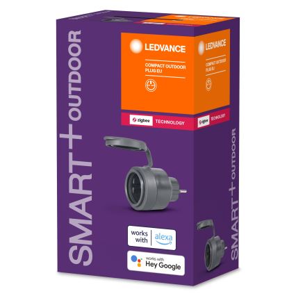 Ledvance - Presa intelligente per esterni SMART+ PLUG 3680 W IP44 SCHUKO