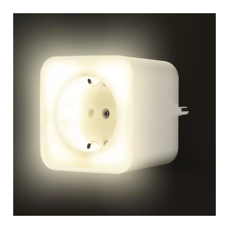Ledvance - Presa smart LED dimmerabile con illuminazione SMART+ PLUG 3680W Wi-Fi