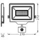 Ledvance - LED Riflettore da muro per esterni con un sensore FLOODLIGHT ESSENTIAL LED/100W/230V IP65