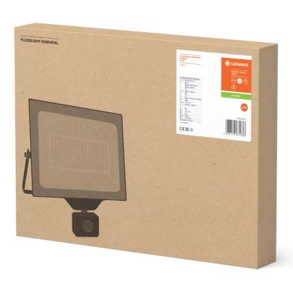 Ledvance - LED Riflettore da muro per esterni con un sensore FLOODLIGHT ESSENTIAL LED/200W/230V IP65