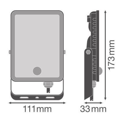 Ledvance - Proiettore da esterno a LED con sensore FLOODLIGHT LED/20W/230V IP65