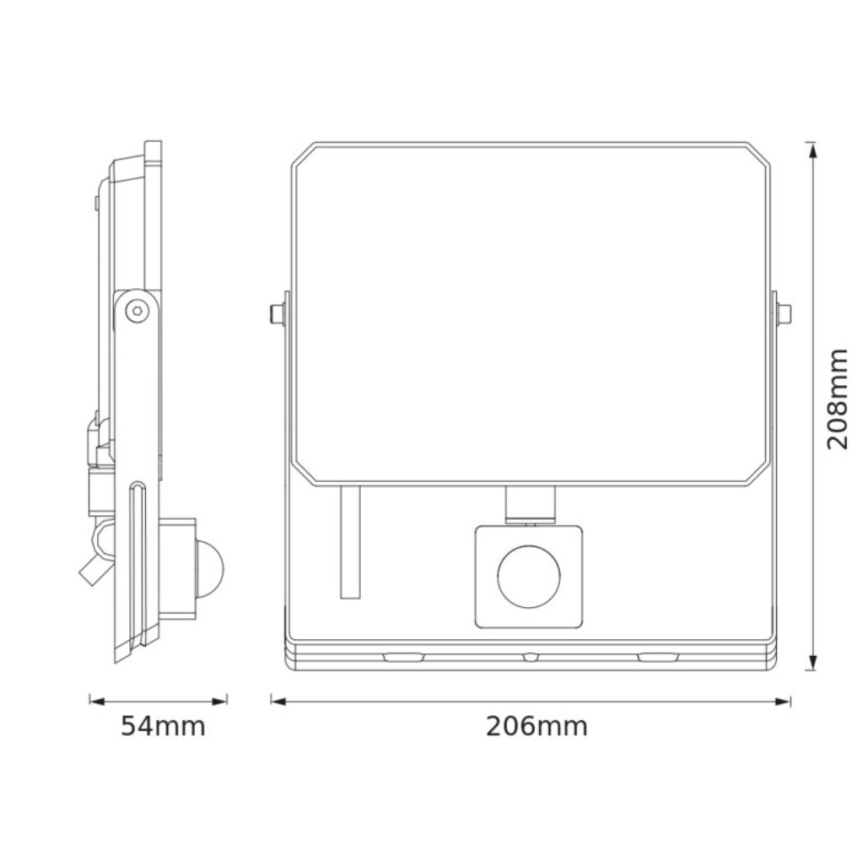 Ledvance - Proiettore LED con sensore di movimento e sensore crepuscolare FLOODLIGHT LED/50W/230V 3000K IP65