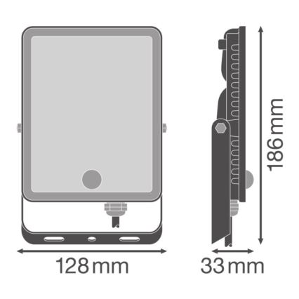Ledvance - Proiettore LED da parete per esterni con sensore di movimento e sensore crepuscolare FLOODLIGHT LED/30W/230V IP65