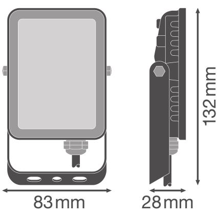 Ledvance - Proiettore LED da parete per esterni FLOODLIGHT LED/10W/230V 4000K IP65