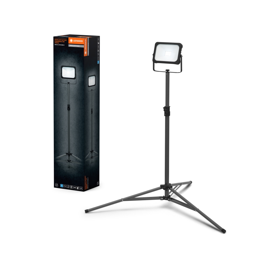 Ledvance - Proiettore LED dimmerabile con un supporto WORKLIGHT TRIPOD LED/20W/3,7V IP54