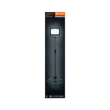 Ledvance - Proiettore LED dimmerabile con un supporto WORKLIGHT TRIPOD LED/20W/3,7V IP54