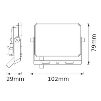 Ledvance - Proiettore LED FLOODLIGHT LED/10W/230V 4000K IP65