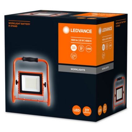 Ledvance - Proiettore LED R-STAND LED/20W/5V IP44