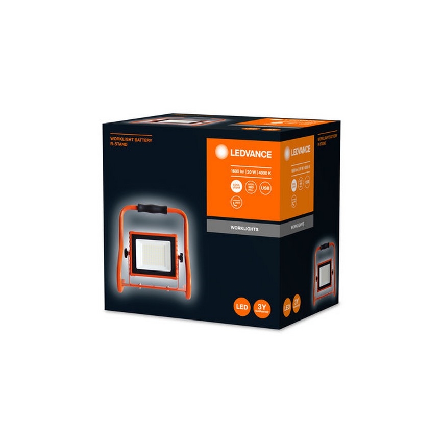 Ledvance - Proiettore LED R-STAND LED/20W/5V IP44