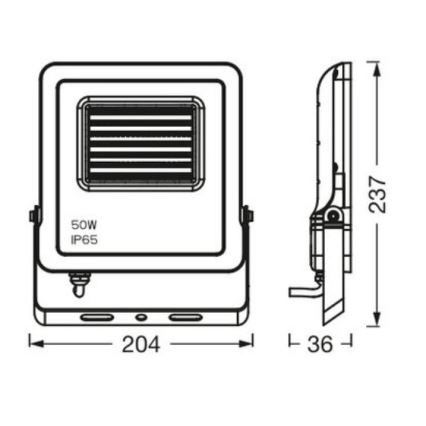 Ledvance - Proiettore da esterno LED RGBW dimmerabile SMART+ FLOODLIGHT LED/50W/230V IP65 Wi-Fi