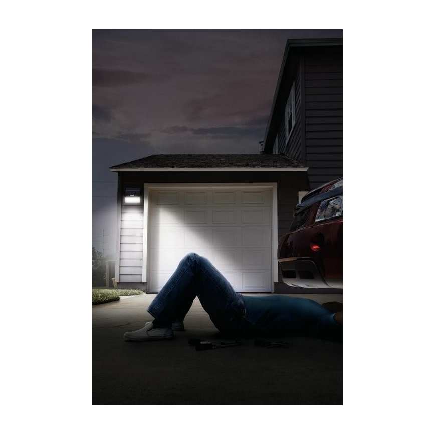 Ledvance - Proiettore solare da parete per esterni con sensore FLOOD LED/2,9W/3,7V 2600 mAh IP44
