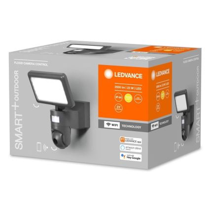 Ledvance - Proiettore LED dimmerabile con sensore e camera SMART+ LED/23W/230V Wi-Fi IP44