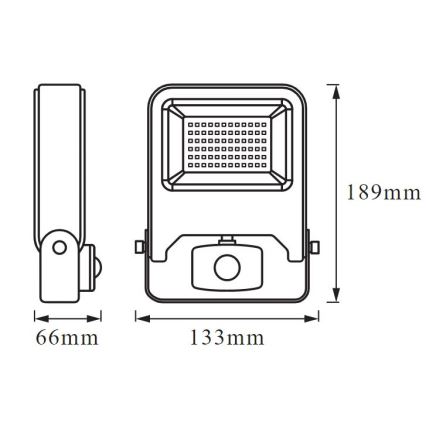 Ledvance - Riflettore LED con sensore ENDURA LED/20W/230V IP44