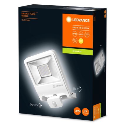 Ledvance - Riflettore LED con sensore ENDURA LED/50W/230V IP44