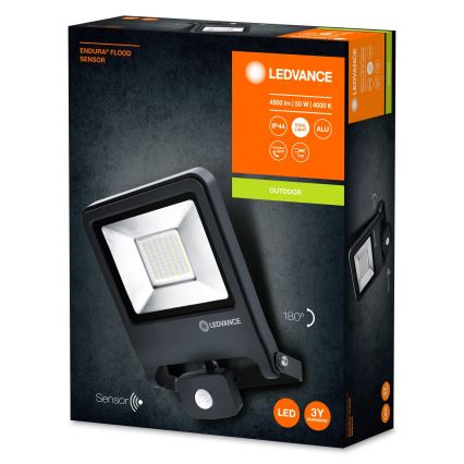 Ledvance - Riflettore LED con sensore ENDURA LED/50W/230V IP44