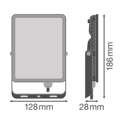 Ledvance - LED Riflettore da muro per esterni FLOODLIGHT ESSENTIAL LED/30W/230V 4000K IP65