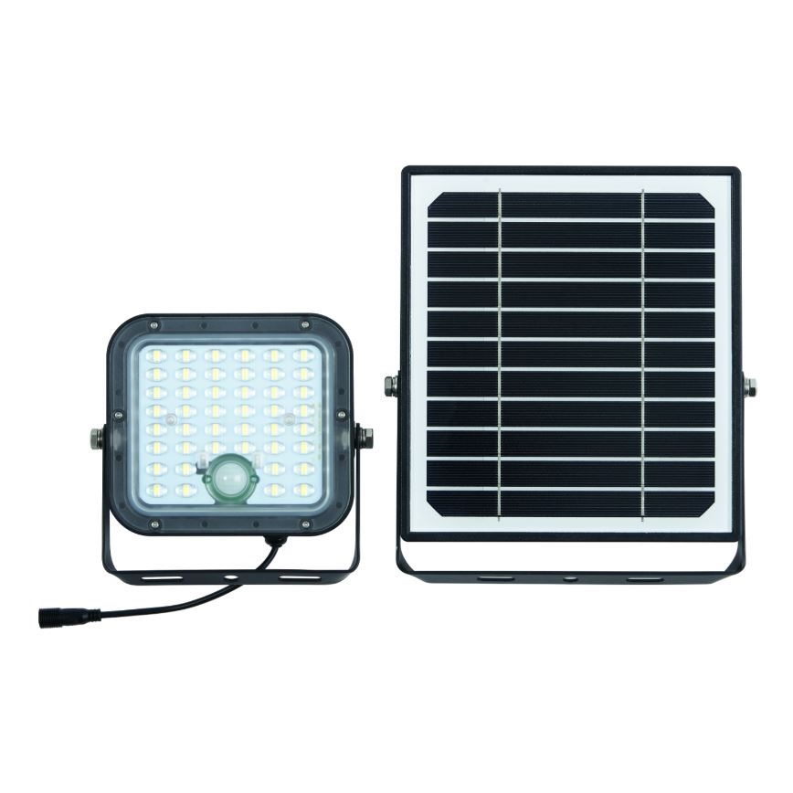 Ledvance - LED Faro solare dimmerabile con sensore di movimento e crepuscolare FLOOD SPLIT LED/10W/3,2V 5000 mAh IP65 + telecomando