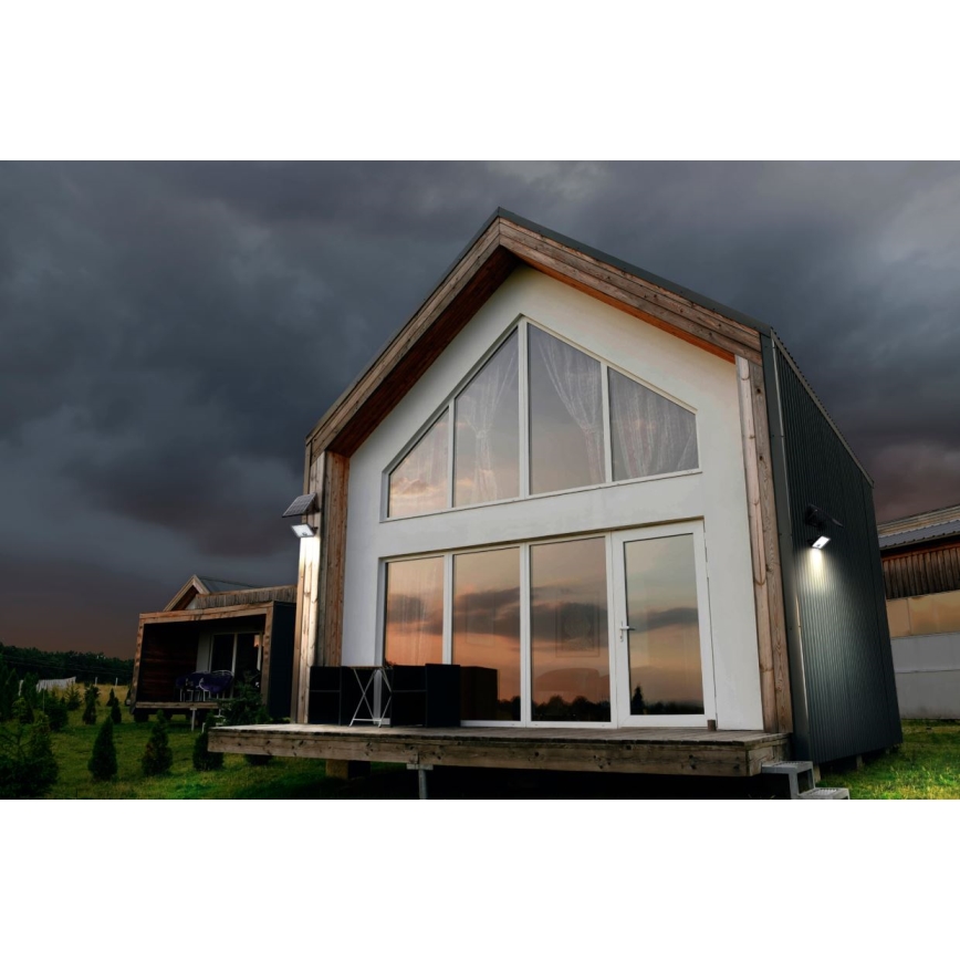 Ledvance - LED Dimmerabile solare per riflettore con sensore FLOOD SPLIT LED/30W/6,4V IP65 + telecomando