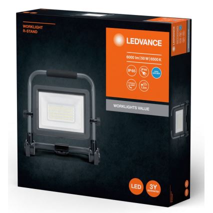 Ledvance - Riflettore LED da esterno WORKLIGHT R-STAND LED/50W/230V 6500K IP65