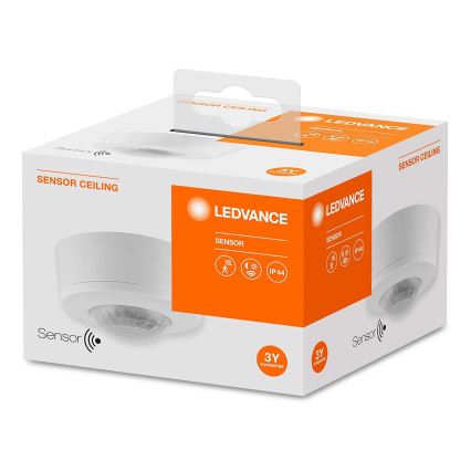 Ledvance - Sensore di movimento a infrarossi 230V IP44 bianco