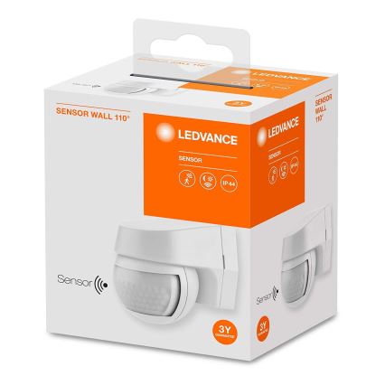 Ledvance - Sensore di movimento a infrarossi da esterno 230V IP44 bianco