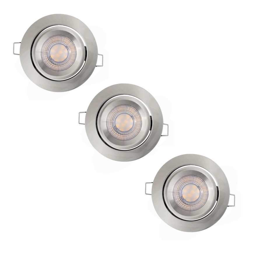 Ledvance - SET 3x faretti da incasso dimmerabili LED SIMPLE LED/4,9W/230V