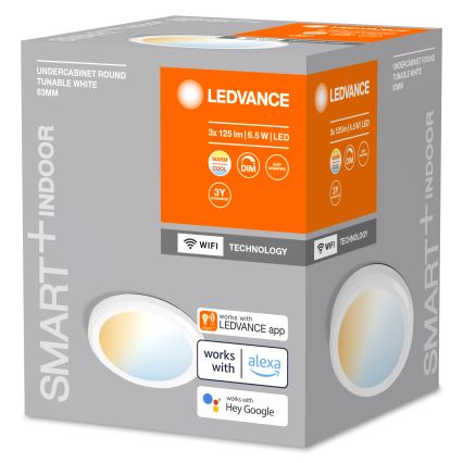 Ledvance - SET 3x LED dimmerabili sottopensile cucina SMART+ LED/6,5W/230V 3000-6500K Wi-Fi